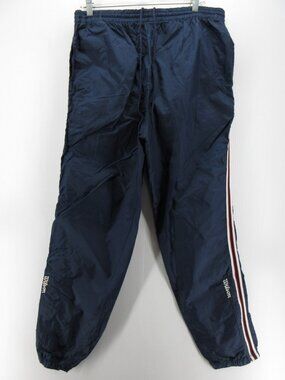 VINTAGE Wilson Pants Large Advantage Track 90s Windbreaker Ankle Zip *